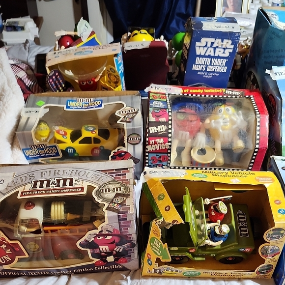 M&M'S candy dispensers vintage lot of #14